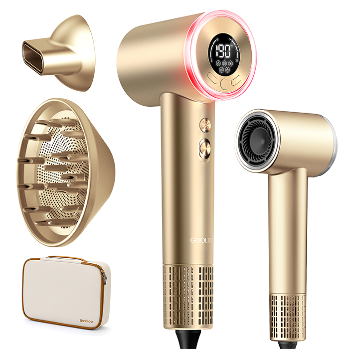 Goolioo HD1  Hair Dryer Glod