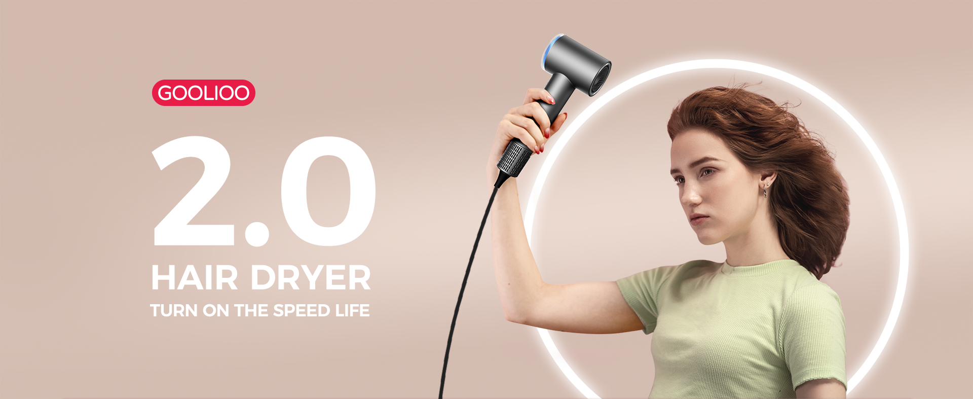 The Goolioo high speed hair dryer now have 2.0 version