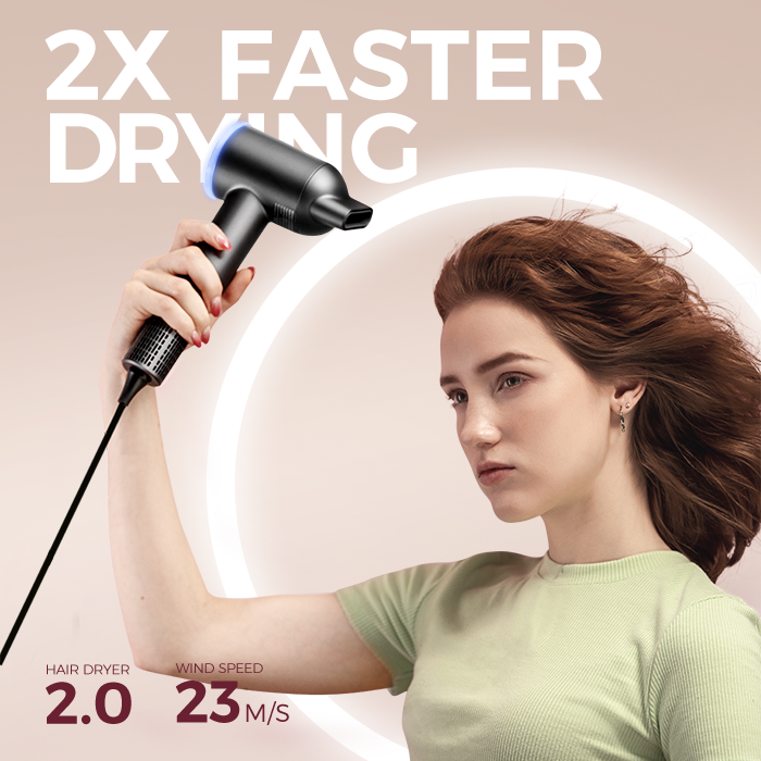 Goolioo HD1  Hair Dryer Grey