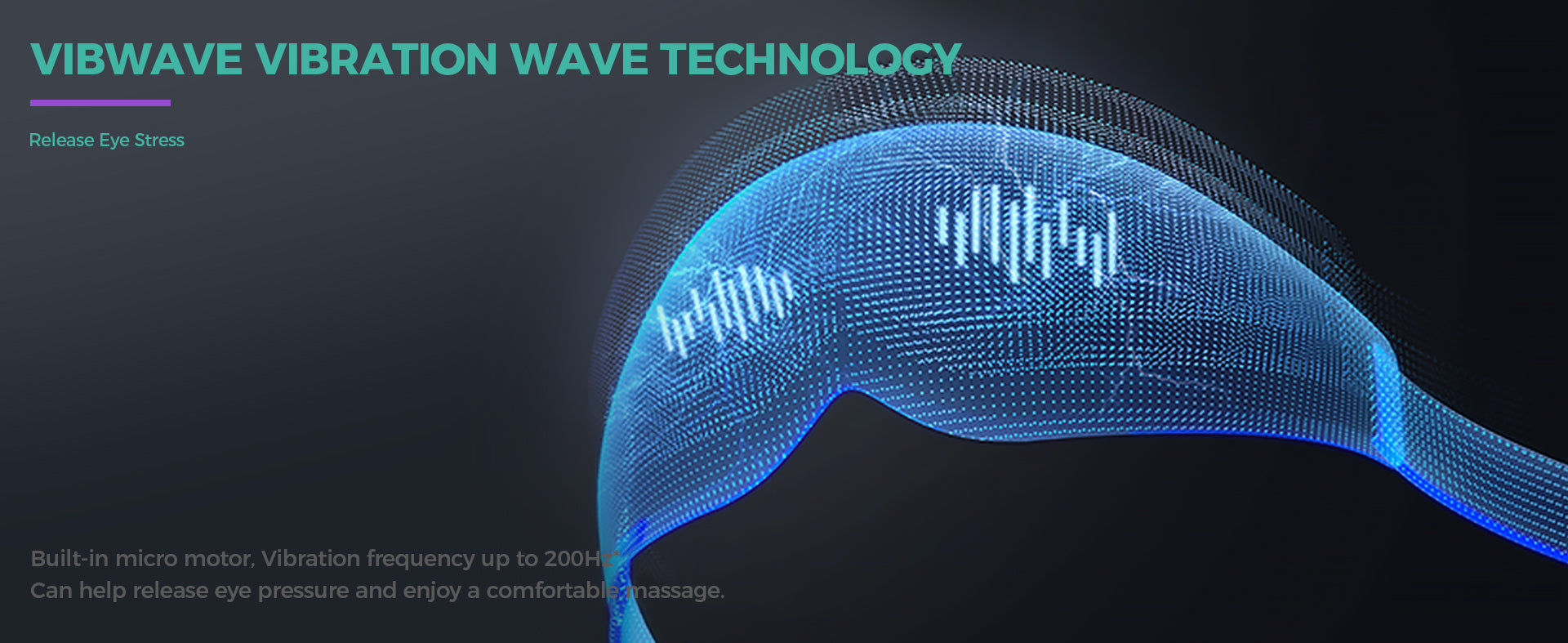 Feature of goolioo heated mask,which is VIBWAVE VIBRATION WAVE TECHNOLOGY